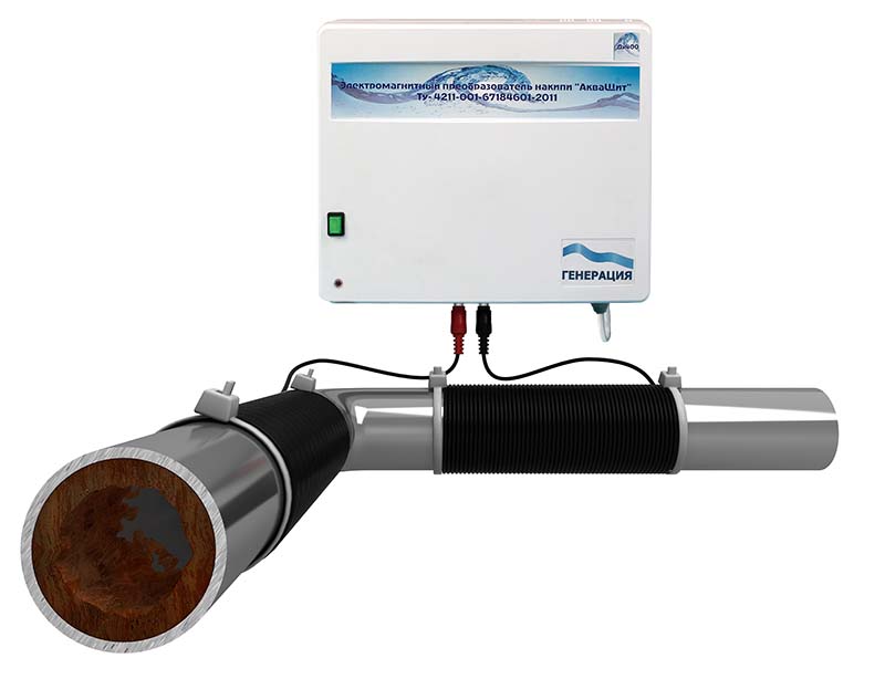 Проточный фильтр для известковой воды из скважины