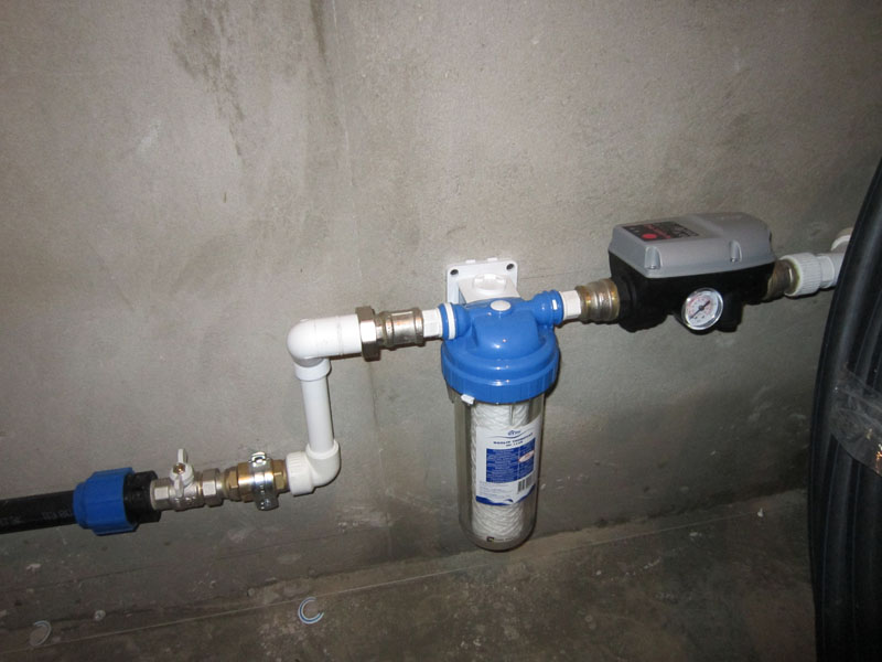 Грязевой фильтр воды для системы отопления частного дома