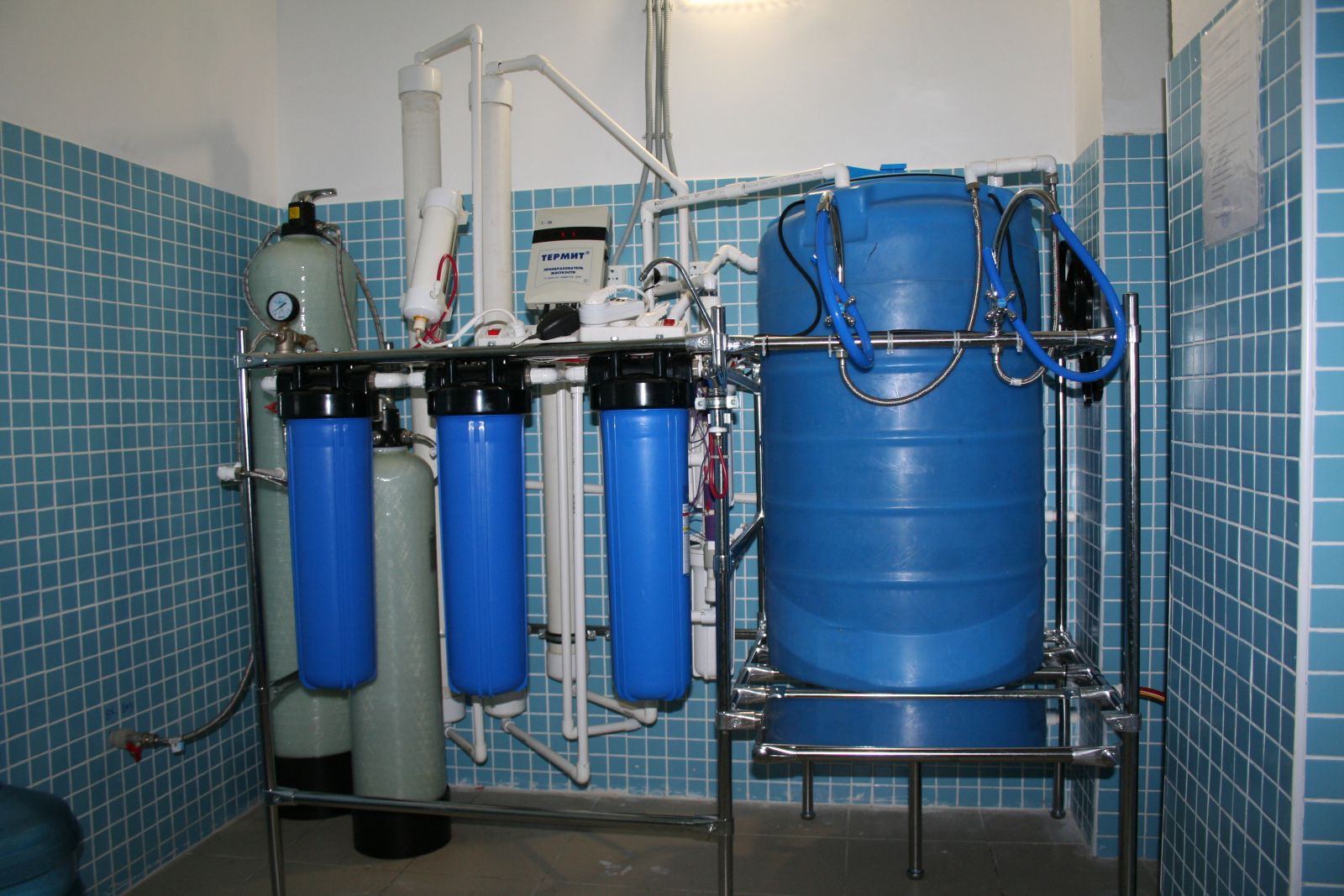 Система очистки водопроводной воды в квартире и доме