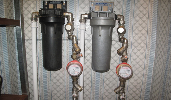 Установка фильтра грубой (механической) очистки воды